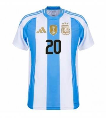 Argentina Alexis Mac Allister #20 Hjemmebanetrøje Copa America 2024 Kortærmet
